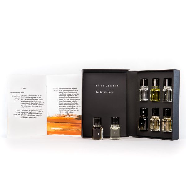 Le Nez du Café® - Tentation 6 Aromas - Περιλαμβάνει 6 βασικά αρώματα που είναι τα πιο χαρακτηριστικά και αναγνωρίσιμα στους καφέδες: πιπέρι, ανθός καφεόδεντρου, μήλο, βούτυρο, καραμέλα, καβουρδισμένο φουντούκι.